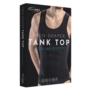 Majica na bretele sa pojasom za mršavljenje i steznikom za stomak MEN SHAPER 417B - FARMACELL