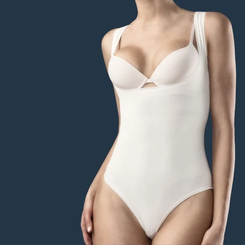 Bodi za mršavljenje, zatezanje stomaka i podizanje zadnjice sa otvorenim poprsjem ELEGANCE SHAPE 608B - FARMACELL Bodi za mršavljenje, zatezanje stomaka i podizanje zadnjice sa otvorenim poprsjem ELEGANCE SHAPE 608B - FARMACELL