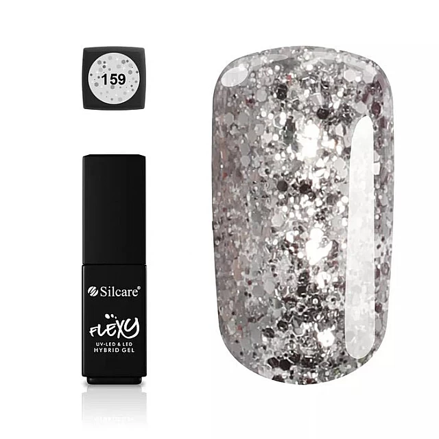 Flexy Hybrid Gel Trajni gel lak za nokte UV/LED - Glamour 159 5902560527650| SILCARE | KOZMO Flexy Hybrid Gel Trajni gel lak za nokte UV/LED - Glamour 159 5902560527650| SILCARE | KOZMO
