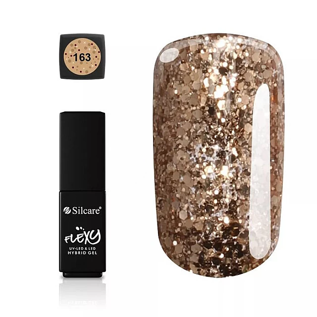 Flexy Hybrid Gel Trajni gel lak za nokte UV/LED - Glamour 163 5902560527698| SILCARE | KOZMO Flexy Hybrid Gel Trajni gel lak za nokte UV/LED - Glamour 163 5902560527698| SILCARE | KOZMO