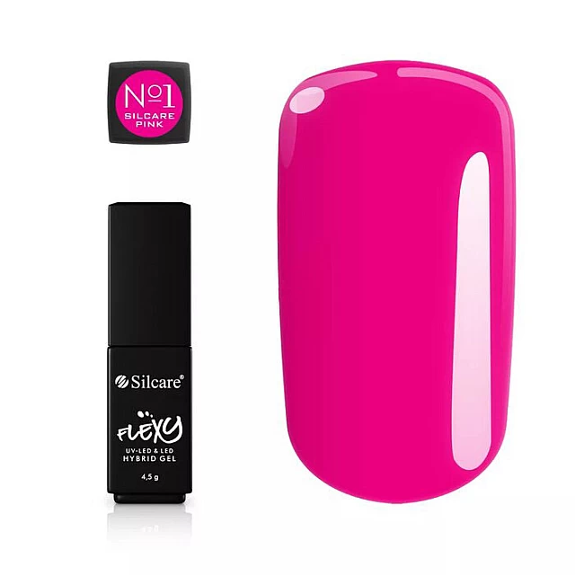 Flexy Hybrid Gel Trajni gel lak za nokte UV/LED - Pink No.1 5902560532562| SILCARE | KOZMO Flexy Hybrid Gel Trajni gel lak za nokte UV/LED - Pink No.1 5902560532562| SILCARE | KOZMO