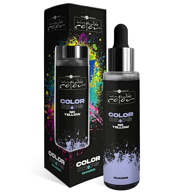 Inimitable Color Koncentrovane pigmentovane kapi za farbanje kose No Yellow COLOR DROPS 50 ml 8052469771665 | Hair Company | KOZMO Inimitable Color Koncentrovane pigmentovane kapi za farbanje kose No Yellow COLOR DROPS 50 ml 8052469771665 | Hair Company | KOZMO