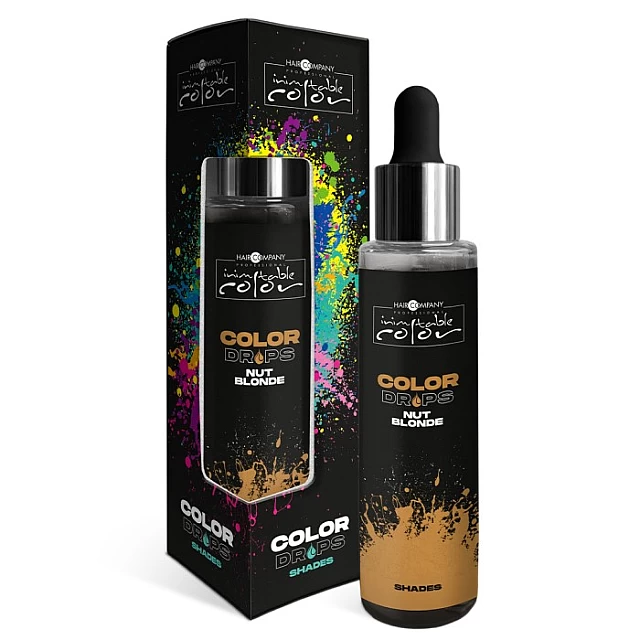 Inimitable Color Koncentrovane pigmentovane kapi za farbanje kose Hazelnut Blonde COLOR DROPS 50 ml 8052469771627 | Hair Company | KOZMO Inimitable Color Koncentrovane pigmentovane kapi za farbanje kose Hazelnut Blonde COLOR DROPS 50 ml 8052469771627 | Hair Company | KOZMO