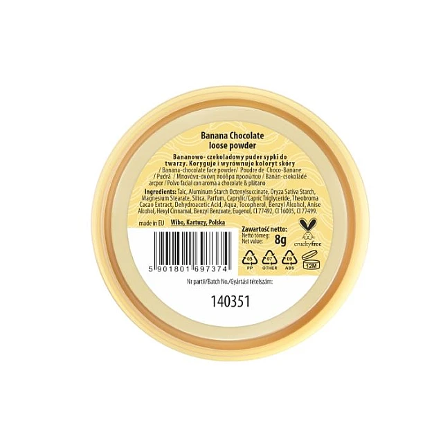Puder u prahu Banana Chocolate| Kozmo Lovely 5901801697374