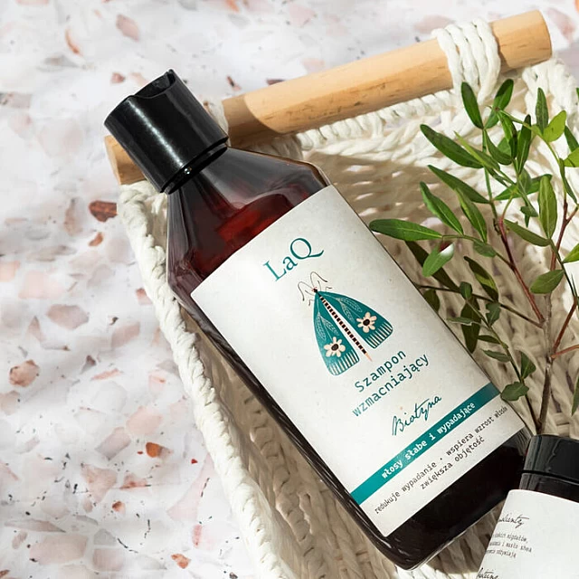 Šampon za Jačanje i Rast Kose sa Biotinom 300ml | Laq | Kozmo - 5902730830986 Šampon za Jačanje i Rast Kose sa Biotinom 300ml | Laq | Kozmo - 5902730830986