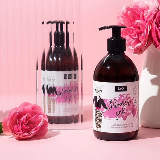 Gel za tuširanje sa mirisom magnolije i ružičastog bibera - Kitty 500ml LaQ | Kozmo Gel za tuširanje sa mirisom magnolije i ružičastog bibera - Kitty 500ml LaQ | Kozmo
