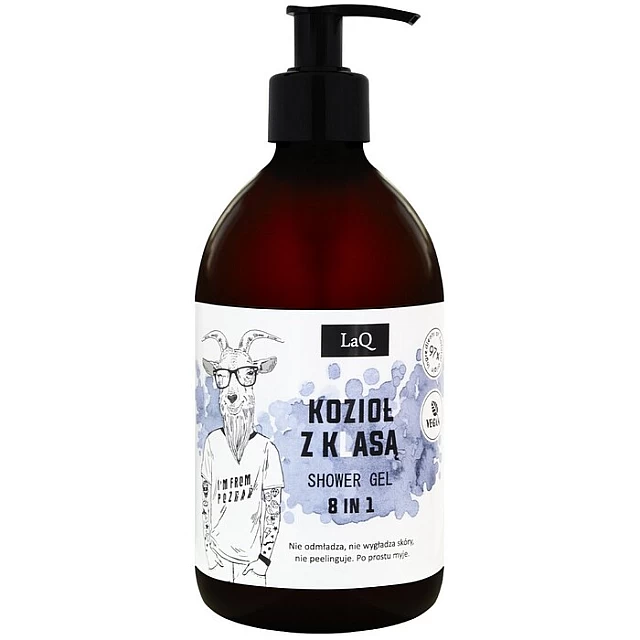 Gel za tuširanje za muškarce 8 u 1 - Goat 300 ml -LaQ-Kozmo Gel za tuširanje za muškarce 8 u 1 - Goat 300 ml -LaQ-Kozmo