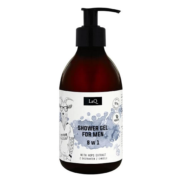 Gel za tuširanje za muškarce 8 u 1 - Goat 500 ml| LaQ | KOZMO Gel za tuširanje za muškarce 8 u 1 - Goat 500 ml| LaQ | KOZMO