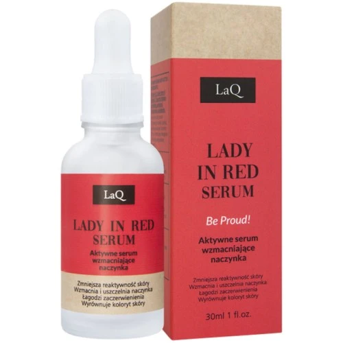 No4 Lady in Red - Aktivni kremasti serum za lice sklono crvenilu, rozacea 30ml 