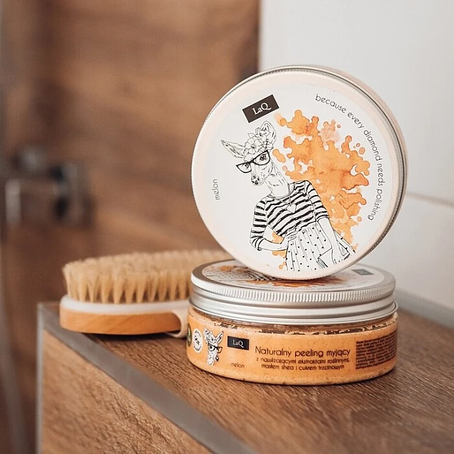 Piling za telo sa mirisom dinje 200ml LaQ  | KOZMO