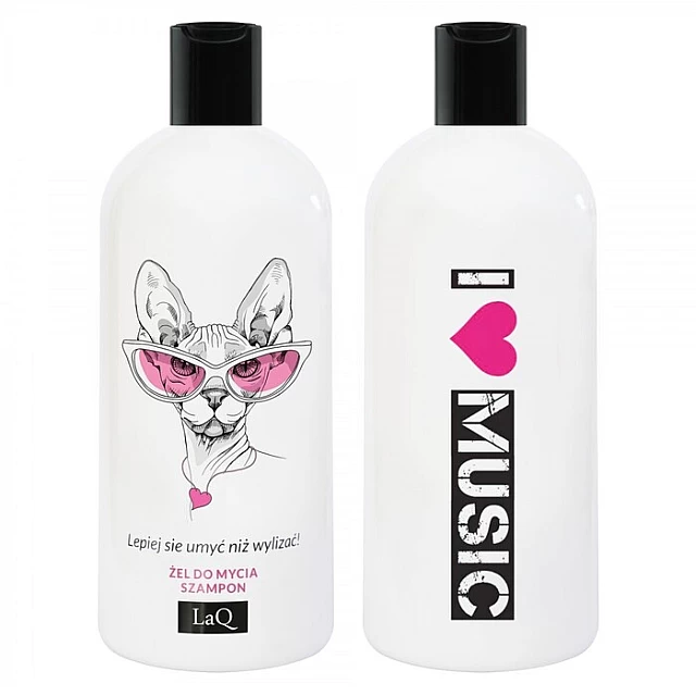 Šampon i gel za tuširanje sa svetnim i voćnim mirisom 2u1 - Kitten 300ml | LaQ | KOZMO Šampon i gel za tuširanje sa svetnim i voćnim mirisom 2u1 - Kitten 300ml | LaQ | KOZMO