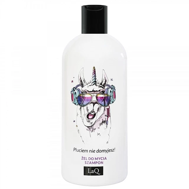 Šampon i gel za tuširanje sa mirisom tropskog voća 2u1 - Llama 300ml Šampon i gel za tuširanje sa mirisom tropskog voća 2u1 - Llama 300ml