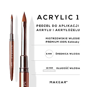 Akrilna četkica za nokte Brush Acrylic 1