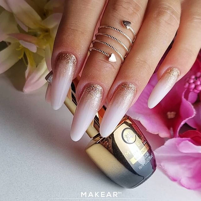 Baza za nokte Milky 8 ml MAKEAR 5907508483036| MAKEAR | Kozmo Baza za nokte Milky 8 ml MAKEAR| MAKEAR | Kozmo