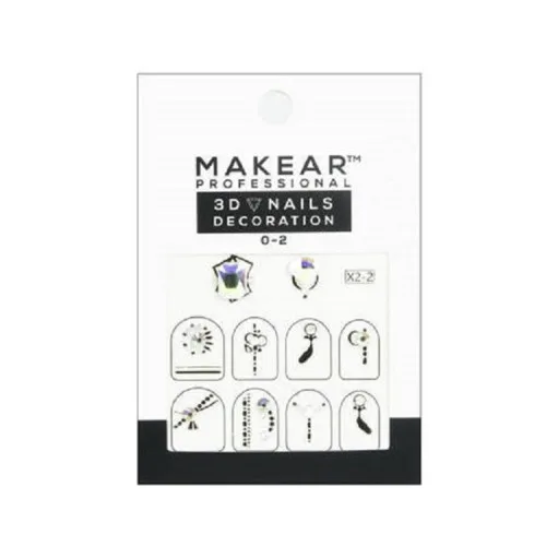Makeart 3D Nails Decoration 02 Dekorativne nalepnice za nokte sa cirkonima
