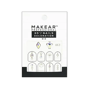 Makeart 3D Nails Decoration 03 Dekorativne nalepnice za nokte sa cirkonima