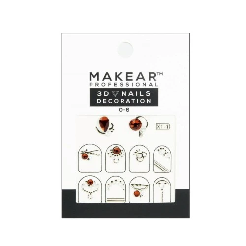 Makeart 3D Nails Decoration 06 Dekorativne nalepnice za nokte sa cirkonima