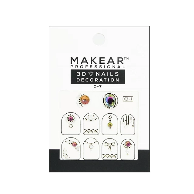 NAIL ART 07 Dekorativne nalepnice za nokte sa cirkonima |MAKEAR COSMETICS| Kozmo NAIL ART 07 Dekorativne nalepnice za nokte sa cirkonima |MAKEAR COSMETICS| Kozmo