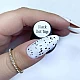 TOPY TOP DOTS BLACK (no wipe) završni sloj sa komadićima crne folije za nokte 8ml |MAKEAR COSMETICS| Kozmo