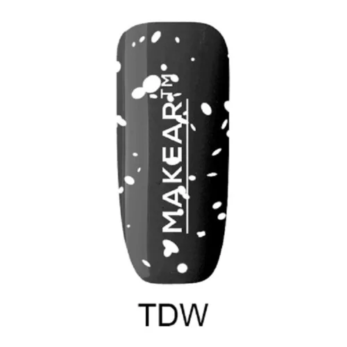 TOPY TOP DOTS WHITE (no wipe) završni sloj sa belim česticama za pedikir i manikir 8ml