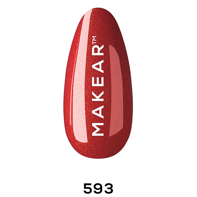 Trajni gel lak za nokte UV i LED 593 5907508480912| MAKEAR | Kozmo Trajni gel lak za nokte UV i LED 593 5907508480912| MAKEAR | Kozmo