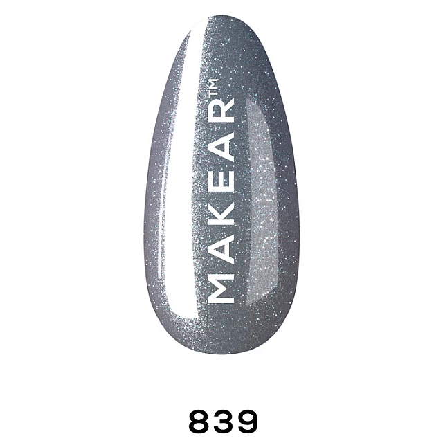 Trajni gel lak za nokte UV i LED 839 5907508482701 | MAKEAR | Kozmo Trajni gel lak za nokte UV i LED 839 5907508482701 | MAKEAR | Kozmo