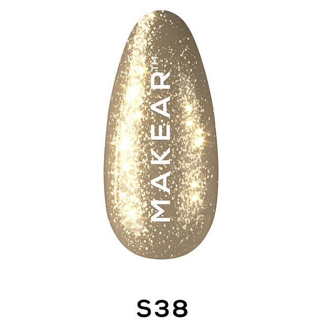 Trajni gel lak za nokte UV i LED S38 5907508489984| MAKEAR | Kozmo Trajni gel lak za nokte UV i LED S38 5907508489984| MAKEAR | Kozmo