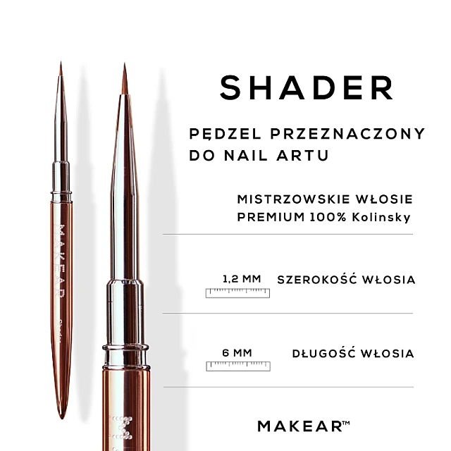 Četkica Za Nokte Brush Shader| MAKEAR | Kozmo