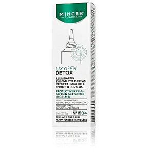MINCER PHARMA OXIGEN DETOX N° 1504 - Krema za posvetljenje predela oko očiju i očnog kapka 15ml 