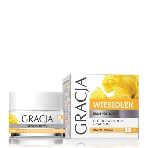Hidratantna krema za lice sa uljem žutog noćurka 50ml GRACJA 