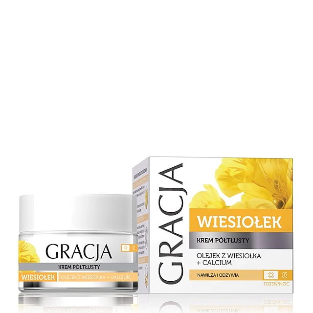 Hidratantna krema za lice sa uljem žutog noćurka 50ml | GRACJA | MIRACULUM | Kozmo