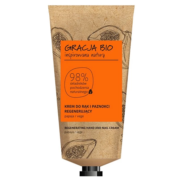 Hidratantna krema za ruke i nokte Bio 98% Papaja | GRACJA vegan 50ml | MIRACULUM | Kozmo