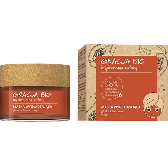 Maska na bazi gline za zatezanje i blistavost kože lica | GRACJA BIO Vegan 50ml | MIRACULUM | Kozmo Maska na bazi gline za zatezanje i blistavost kože lica | GRACJA BIO Vegan 50ml | MIRACULUM | Kozmo