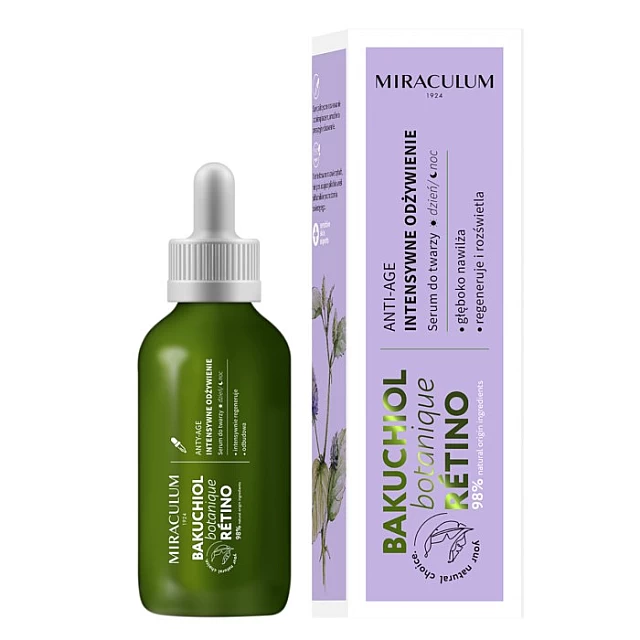 Serum za lice sa dodatkom Vitamina C i Hijaluronske kiseline 30ml - Miraculum Bakuchiol | Kozmo Serum za lice sa dodatkom Vitamina C i Hijaluronske kiseline 30ml - Miraculum Bakuchiol | Kozmo