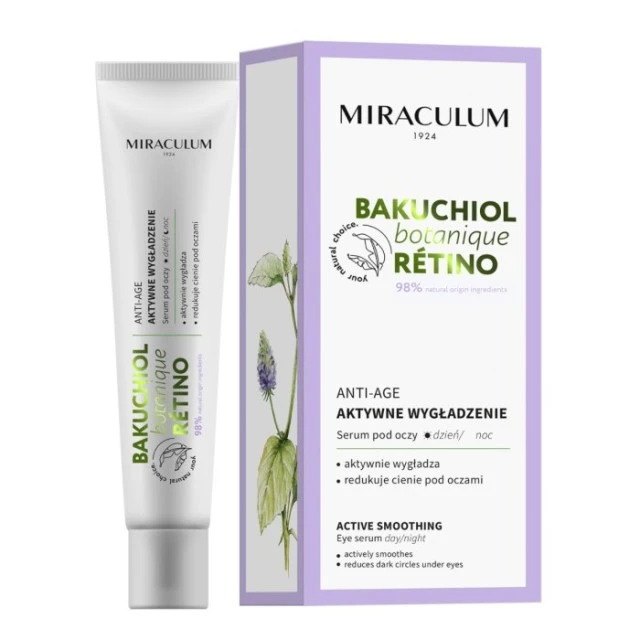 Serum za lice protiv bora sa hijaluronskom kiselinom 50ml - Miraculum Bakuchiol | Kozmo