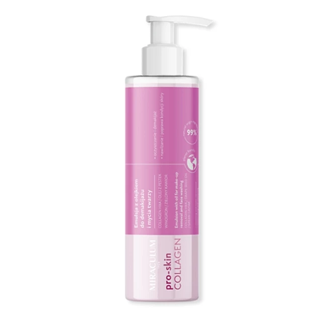Emulzija sa uljem za skidanje šminke i umivanje lica - Collagen pro-age | MIRACULUM | Kozmo Emulzija sa uljem za skidanje šminke i umivanje lica - Collagen pro-age | MIRACULUM | Kozmo