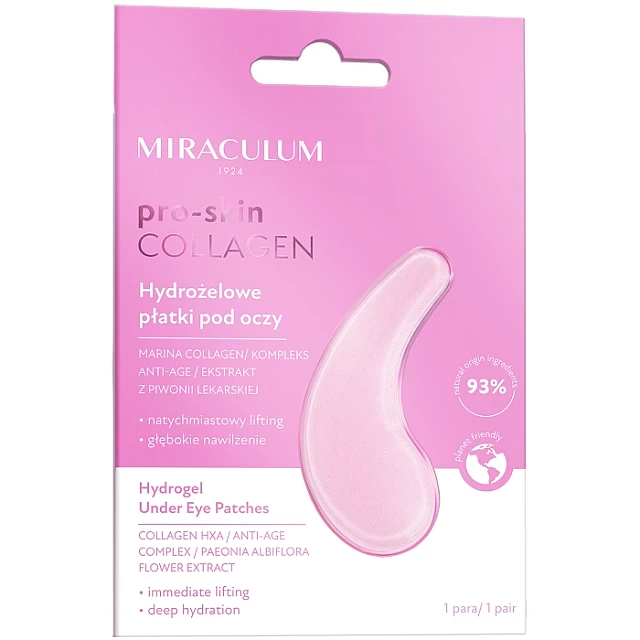 Hidrogel flasteri ispod očiju sa lifting efektom - Collagen age-pro | MIRACULUM | Kozmo Hidrogel flasteri ispod očiju sa lifting efektom - Collagen age-pro