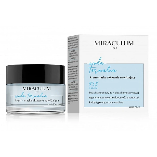 Hidratantna krema-maska na bazi termalne vode MIRACULUM 100% Vegan 50ml | Kozmo