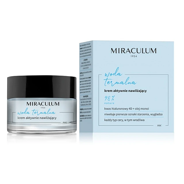 Hidratantna noćna krema na bazi termalne vode MIRACULUM 100% Vegan 50ml | Kozmo
