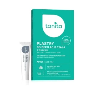 Aloja Vera trake za depilaciju 12 komada + ulje - TANITA