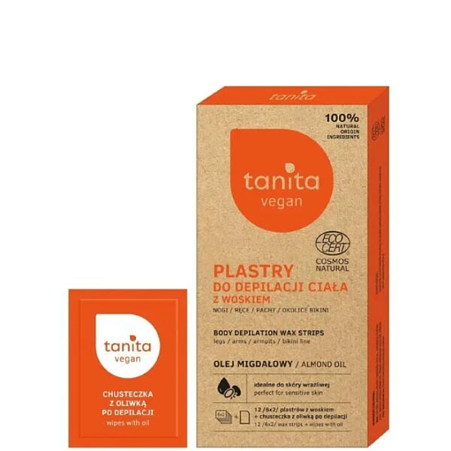 Trake za depilaciju sa arganovim i bademovim uljem - TANITA VEGAN | TANITA | MIRACULUM | Kozmo