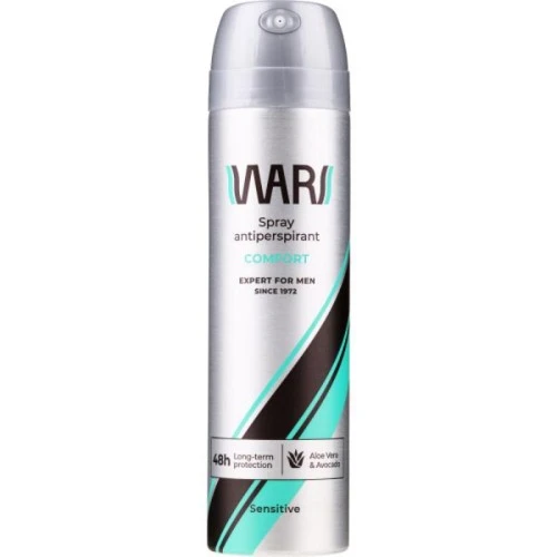 Antiperspirant sprej WARS EXPERT aloja vera i avokado 150ml  Antiperspirant sprej WARS EXPERT aloja vera i avokado 150ml
