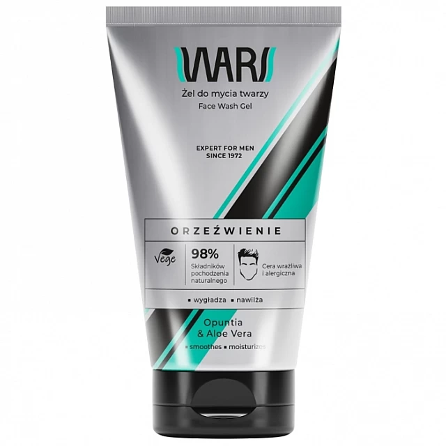 Gel za umivanje lica WARS EXPERT aloja vera i opunicija 150ml | MIRACULUM | Kozmo