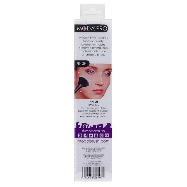 Lepezasta četkica za lice MODA PRO Royal | Langnickell | Kozmo Lepezasta četkica za lice MODA PRO Royal | Langnickell | Kozmo