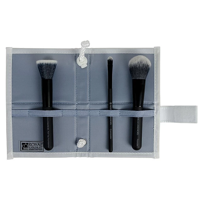 Set četkica za šminkanje savršen ten - crni | MODA | Kozmo Set četkica za šminkanje savršen ten - crni | MODA | Kozmo