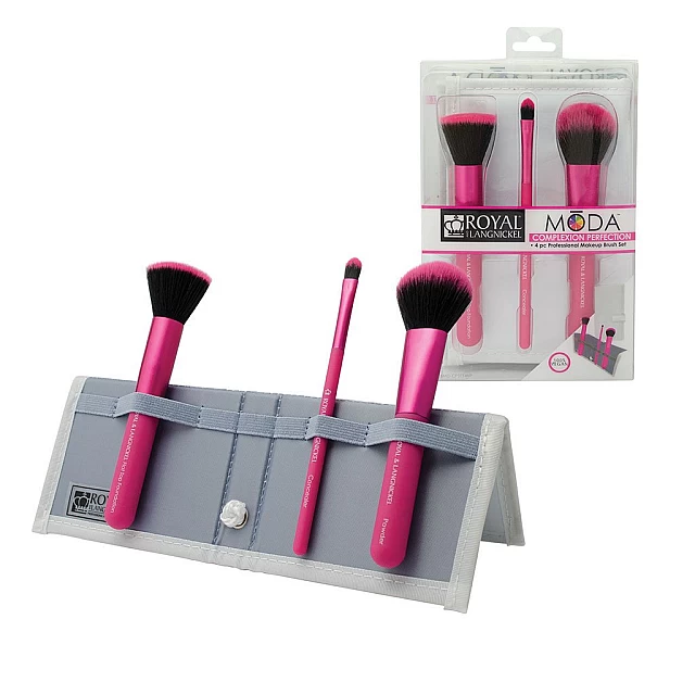 Set četkica za šminkanje savršen ten - pink | MODA | Kozmo Set četkica za šminkanje savršen ten - pink | MODA | Kozmo