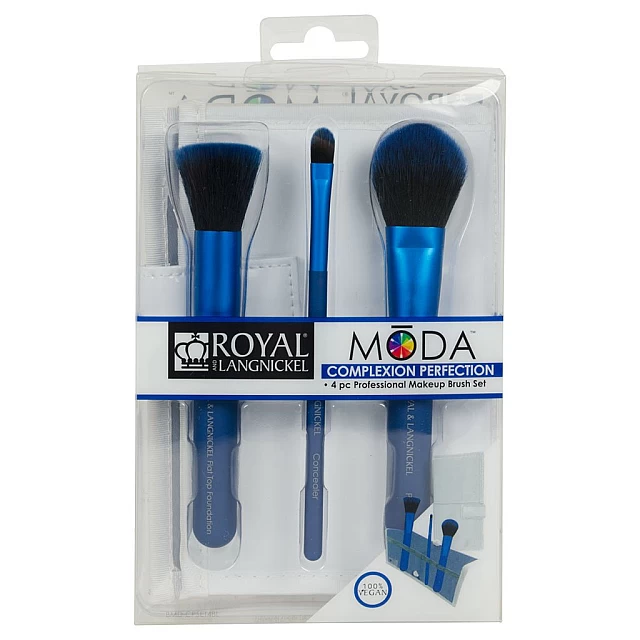 Set četkica za šminkanje savršen ten - plavi | MODA | Kozmo Set četkica za šminkanje savršen ten - plavi | MODA | Kozmo