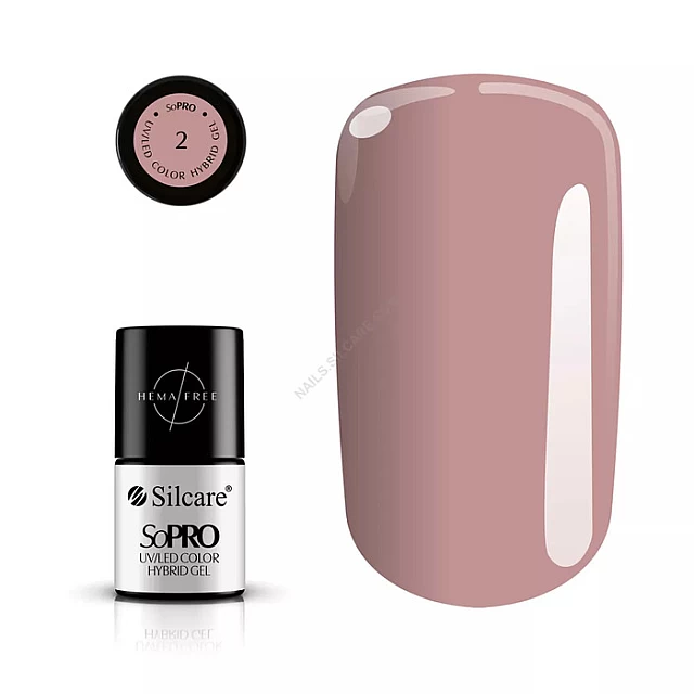 SoPro Rich Color Hybrid Gel Trajni gel lak za nokte UV/LED - 002 5902560546934| SILCARE | KOZMO