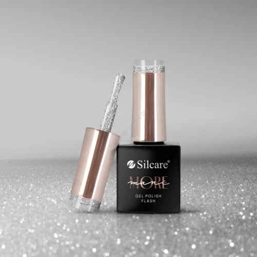 ManiMore Gel Polish FLASH SILVER Trajni gel lak za nokte UV/LED - 10g