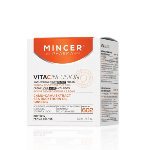 MINCER PHARMA VITA C INFUSION N° 602 -  Dnevna i noćna krema protiv bora 50ml
